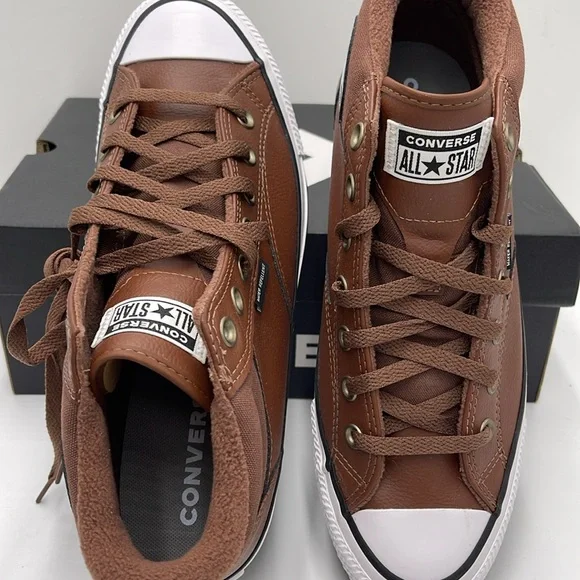 Converse Men’s CTAS MALDEN STREET BOOT MID BEAR NAP/TOADSTOOL TAN/WHITE A08561C